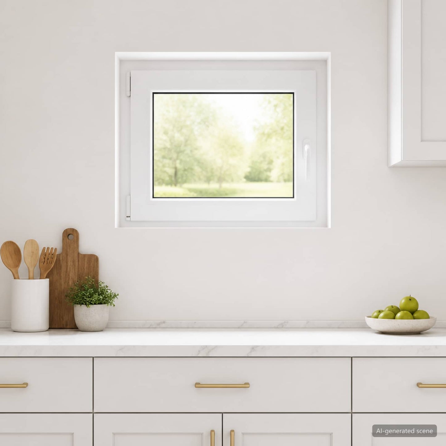 Basement Window RISOR 70 x 50 cm PVC and Glass