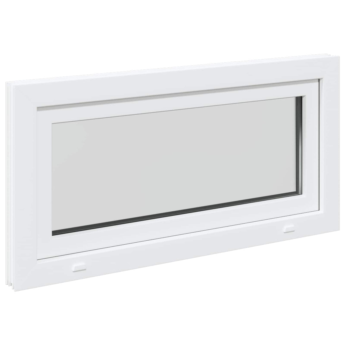 Basement Window Internal Colour White RISOR 105 x 50 cm