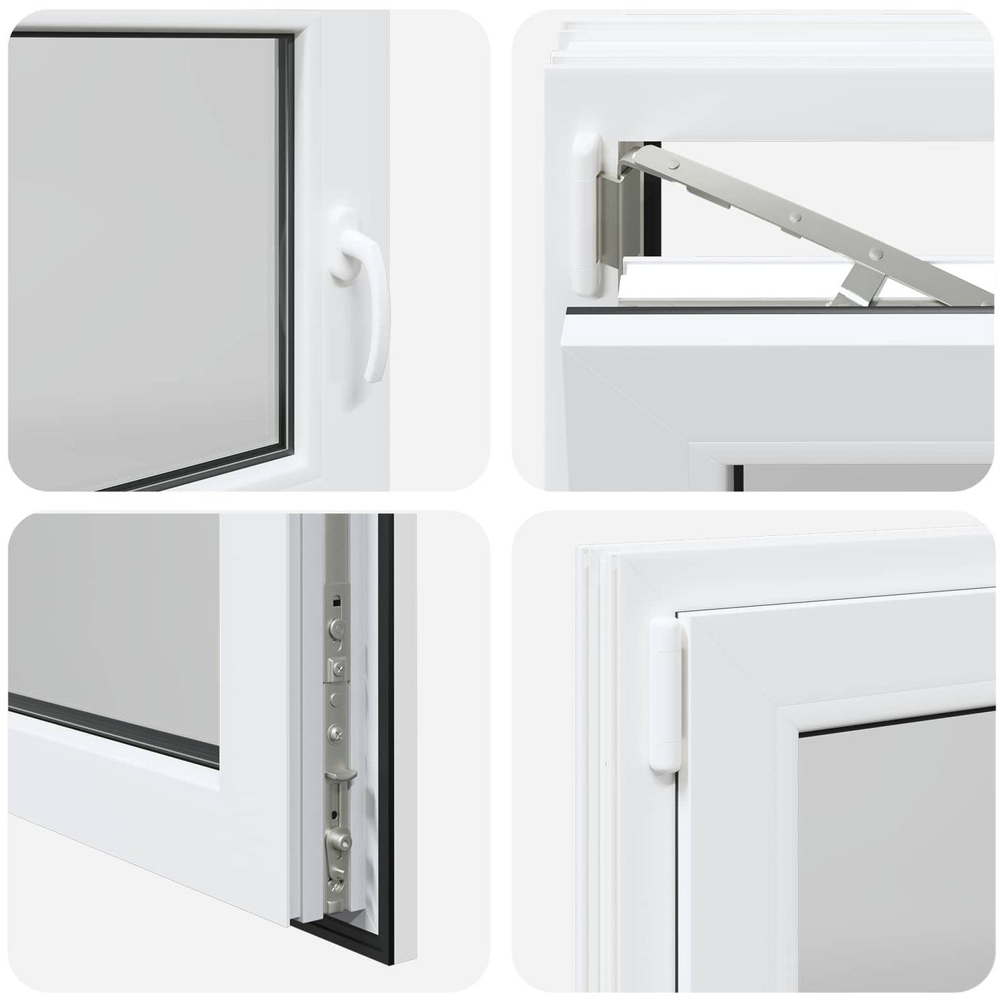 Basement Window Internal Colour White RISOR 120 x 50 cm