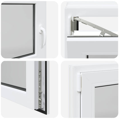 Basement Window Internal Colour White RISOR 120 x 50 cm