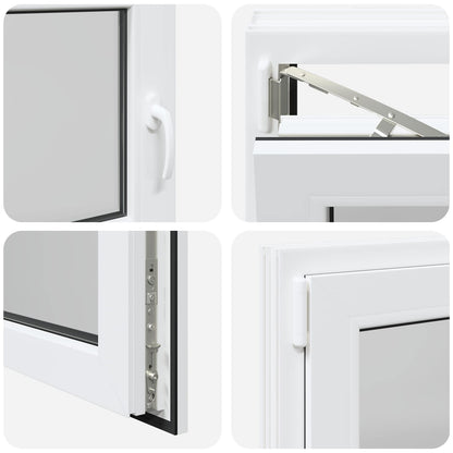 Basement Window RISOR 90 x 55 cm PVC and Glass