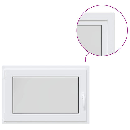 Basement Window RISOR 95 x 55 cm PVC and Glass
