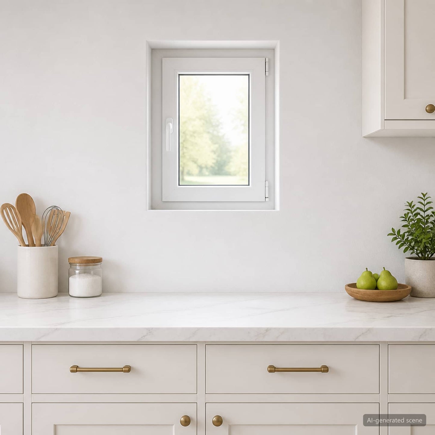Basement Window RISOR 50 x 60 cm PVC and Glass
