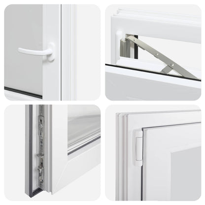 Basement Window RISOR 70 x 60 cm PVC and Glass