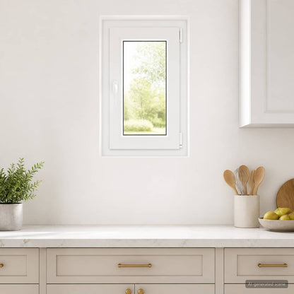 Basement Window RISOR 60 x 70 cm PVC and Glass