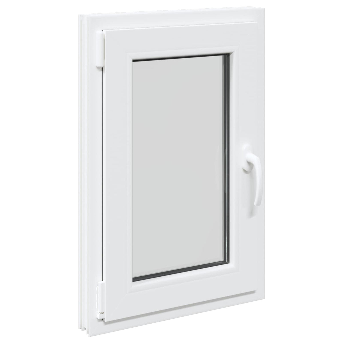 Basement Window Internal Colour White RISOR 40 x 80 cm