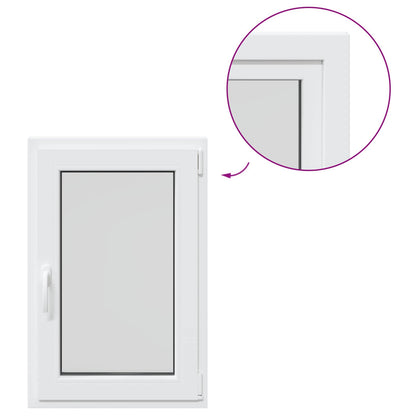 Basement Window Internal Colour White RISOR 50 x 90 cm
