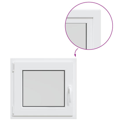 Basement Window RISOR 60 x 50 cm PVC and Glass