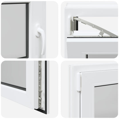 Basement Window Internal Colour White RISOR 105 x 55 cm