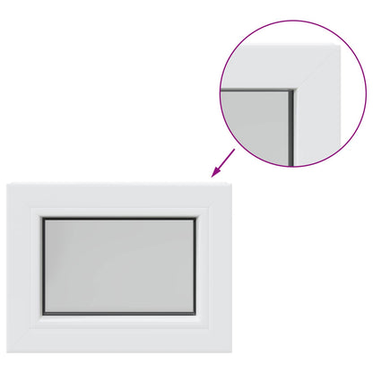 Cellar Window Internal Colour White RISOR 40 x 30 cm