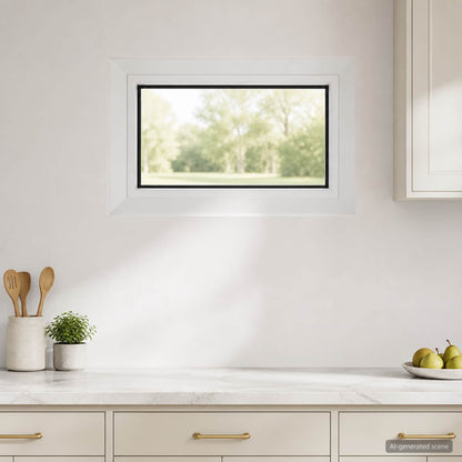 Cellar Window Internal Colour White RISOR 50 x 30 cm