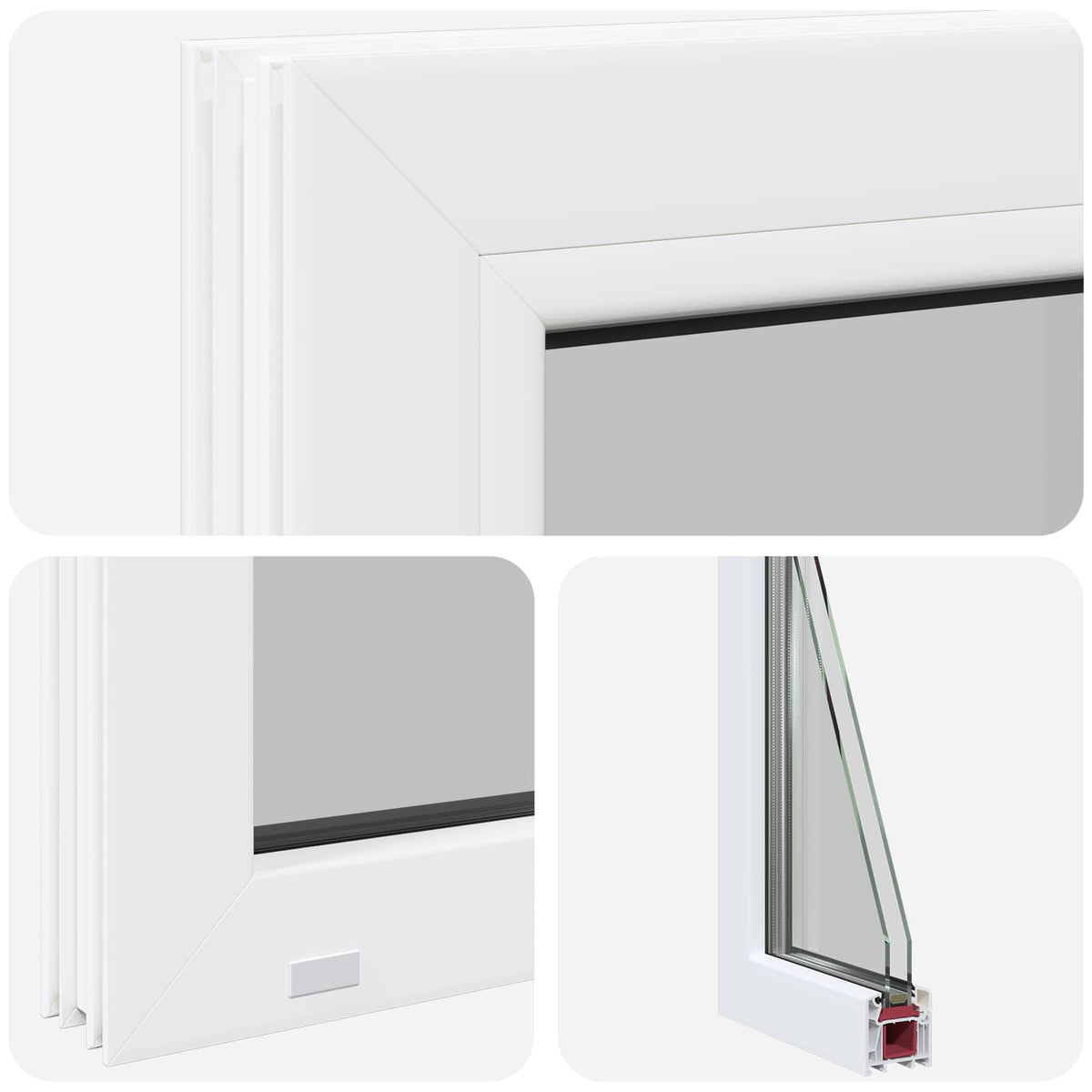 Cellar Window Internal Colour White RISOR 30 x 60 cm