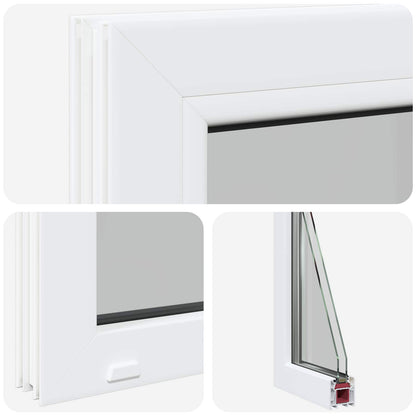 Cellar Window Internal Colour White RISOR 35 x 60 cm