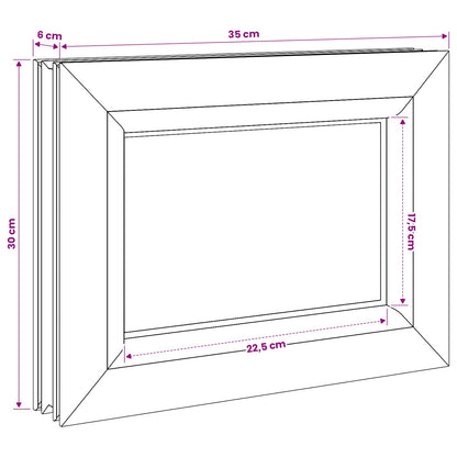 Cellar Window Internal Colour White RISOR 35 x 30 cm