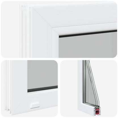Cellar Window Internal Colour White RISOR 40 x 30 cm