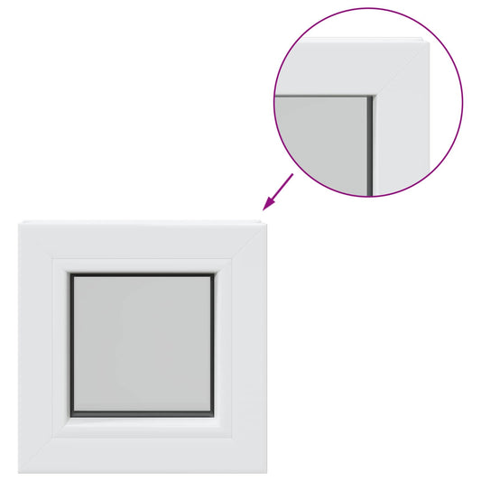 Cellar Window Internal Colour White RISOR 35 x 35 cm