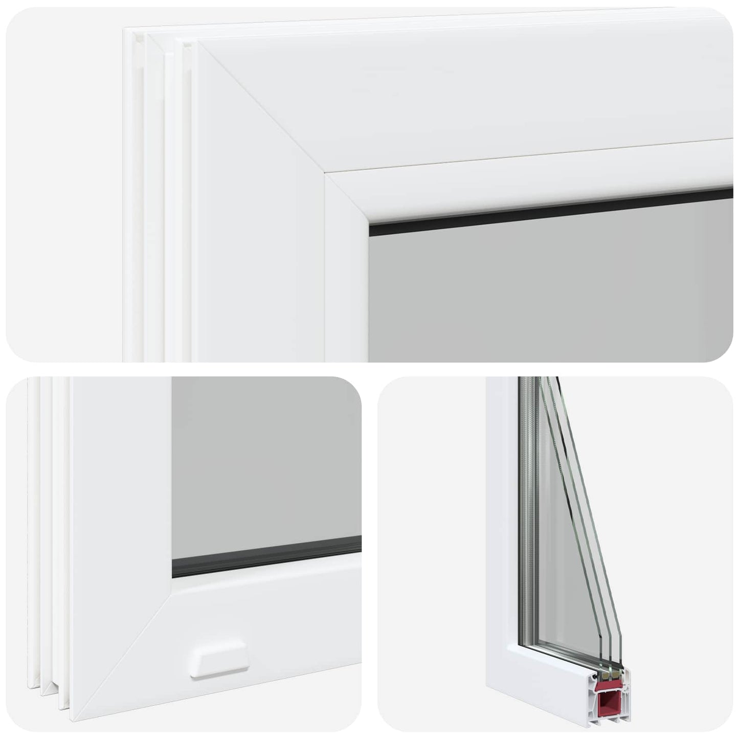Cellar Window Internal Colour White RISOR 50 x 35 cm