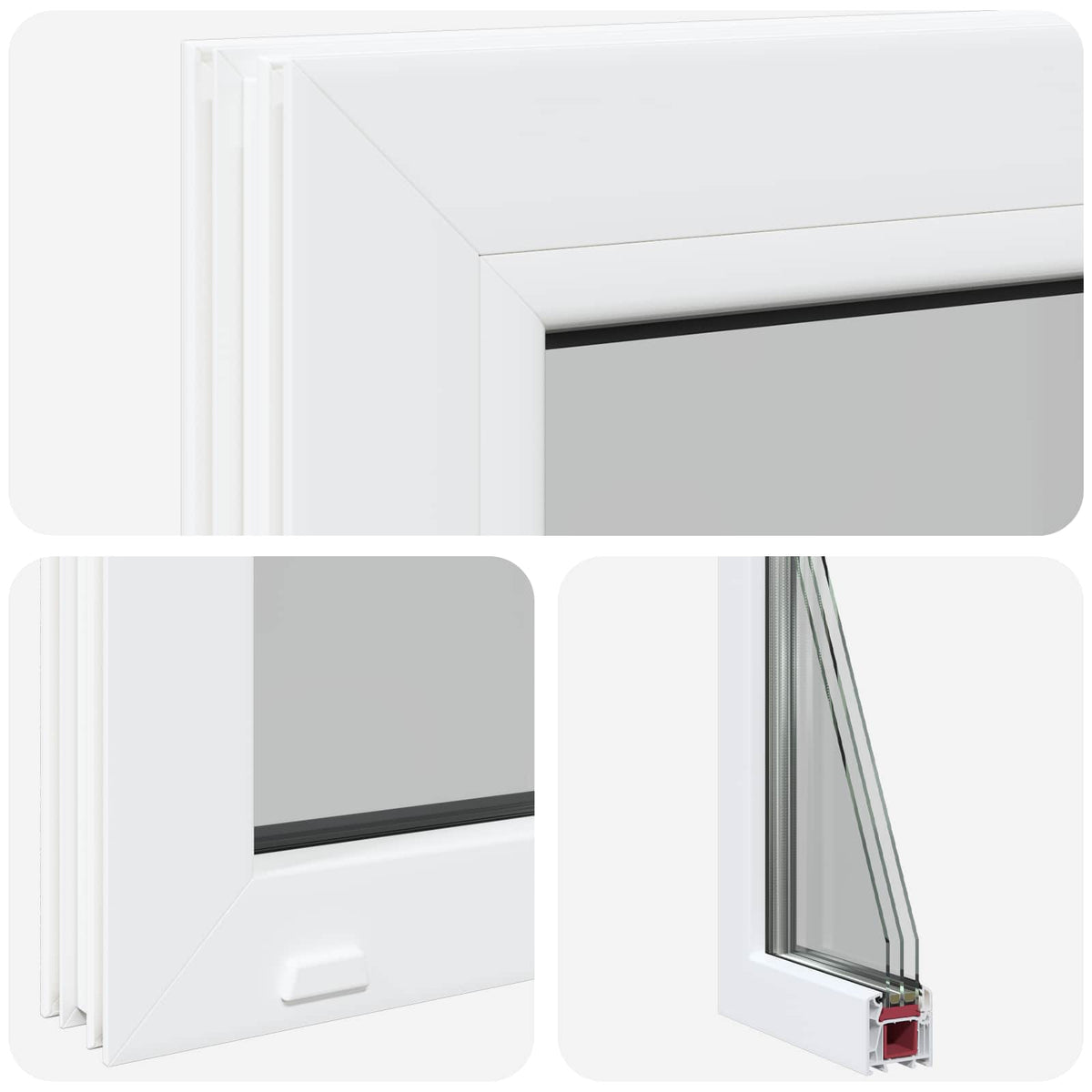 Cellar Window Internal Colour White RISOR 30 x 60 cm