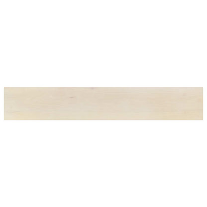 Window Sills 2 pcs White 100 x 20 x 2 cm Solid Oak Wood