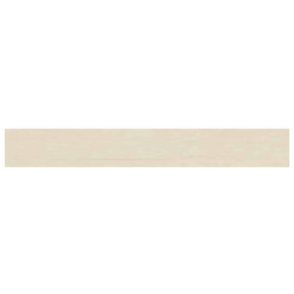 Window Sills 2 pcs White 110 x 20 x 2 cm Solid Oak Wood