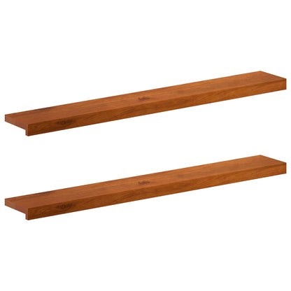 Window Sills 2 pcs Brown 120 x 15 x 2 cm Solid Oak Wood