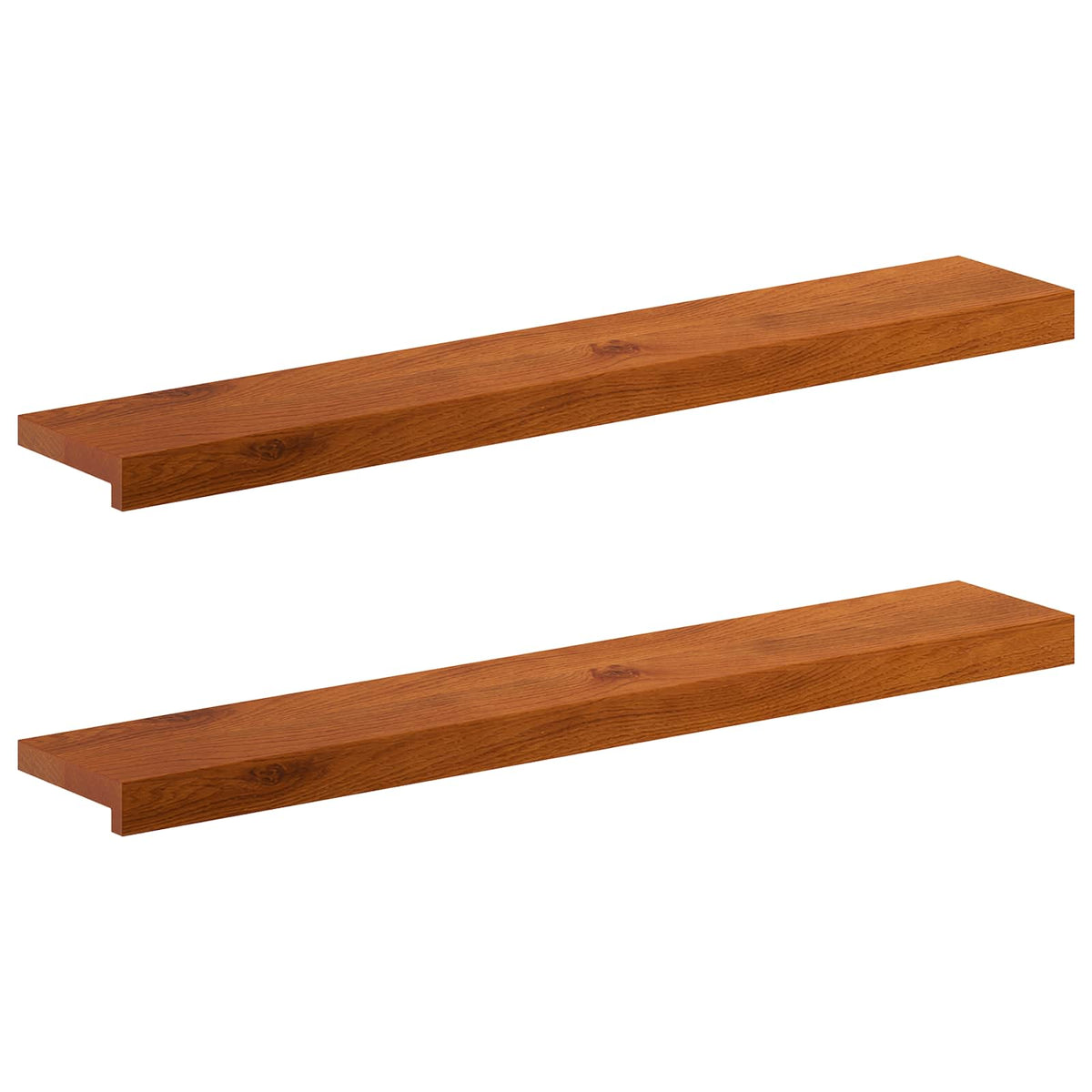 Window Sills 2 pcs Brown 90 x 20 x 2 cm Solid Oak Wood