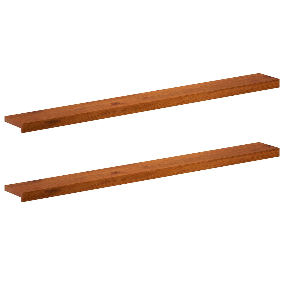 Window Sills 2 pcs Brown 160 x 20 x 2 cm Solid Oak Wood