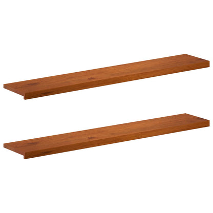 Window Sills 2 pcs Brown 140 x 30 x 2 cm Solid Oak Wood