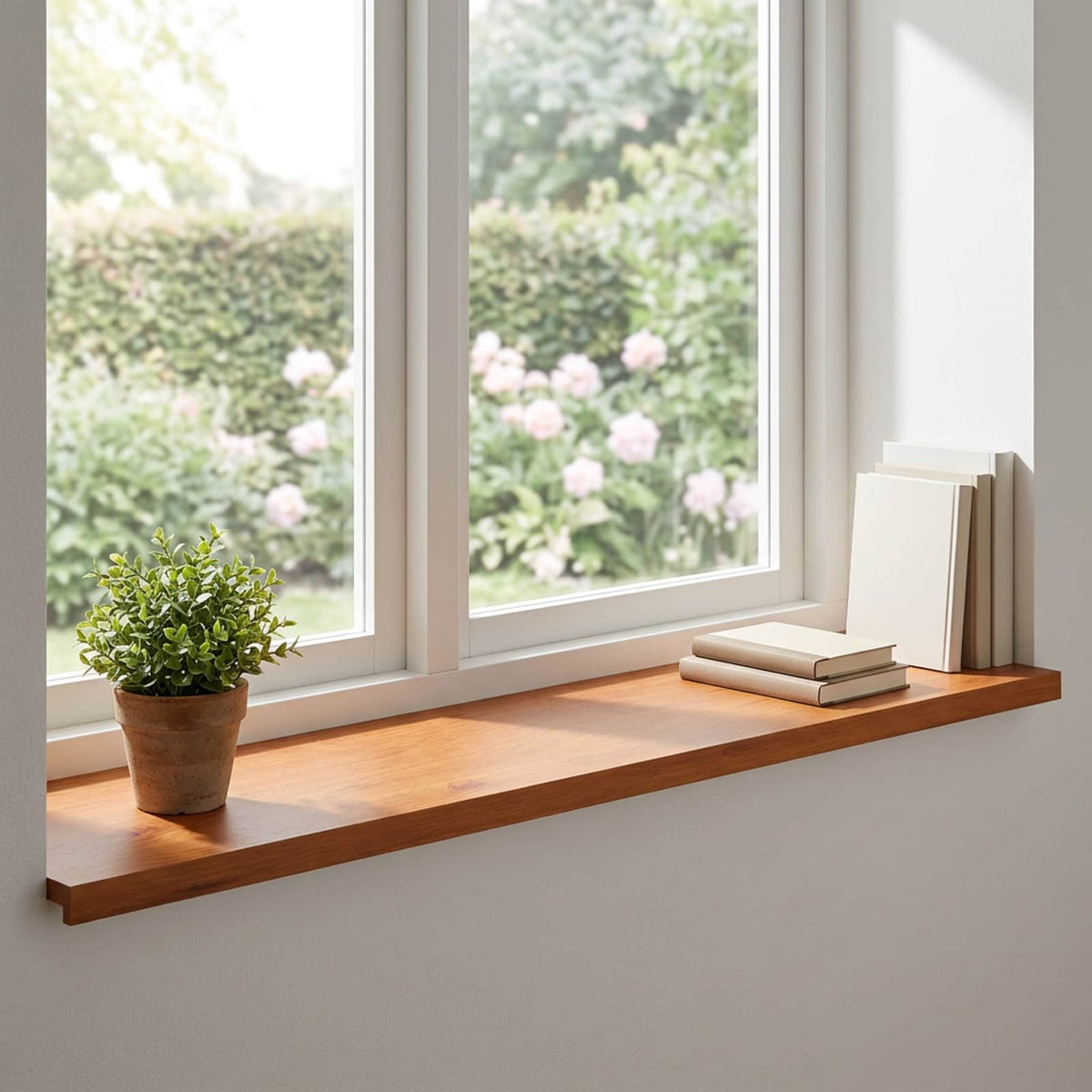 Window Sills 2 pcs Brown 120 x 40 x 2 cm Solid Oak Wood