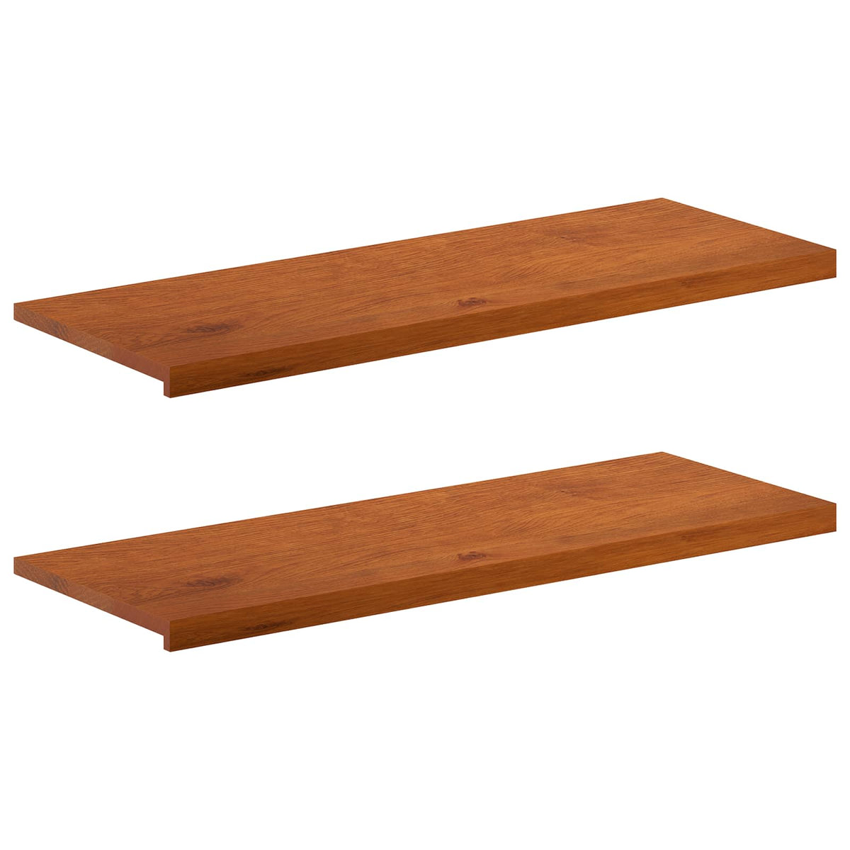 Window Sills 2 pcs Brown 120 x 40 x 2 cm Solid Oak Wood