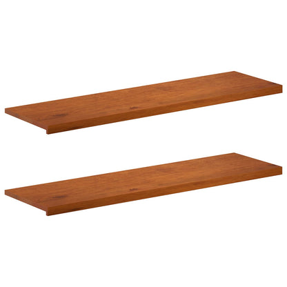 Window Sills 2 pcs Brown 140 x 40 x 2 cm Solid Oak Wood