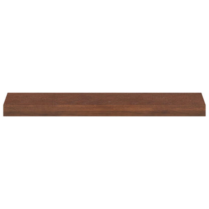 Window Sills 2 pcs Dark Brown 80 x 15 x 2 cm Solid Oak Wood