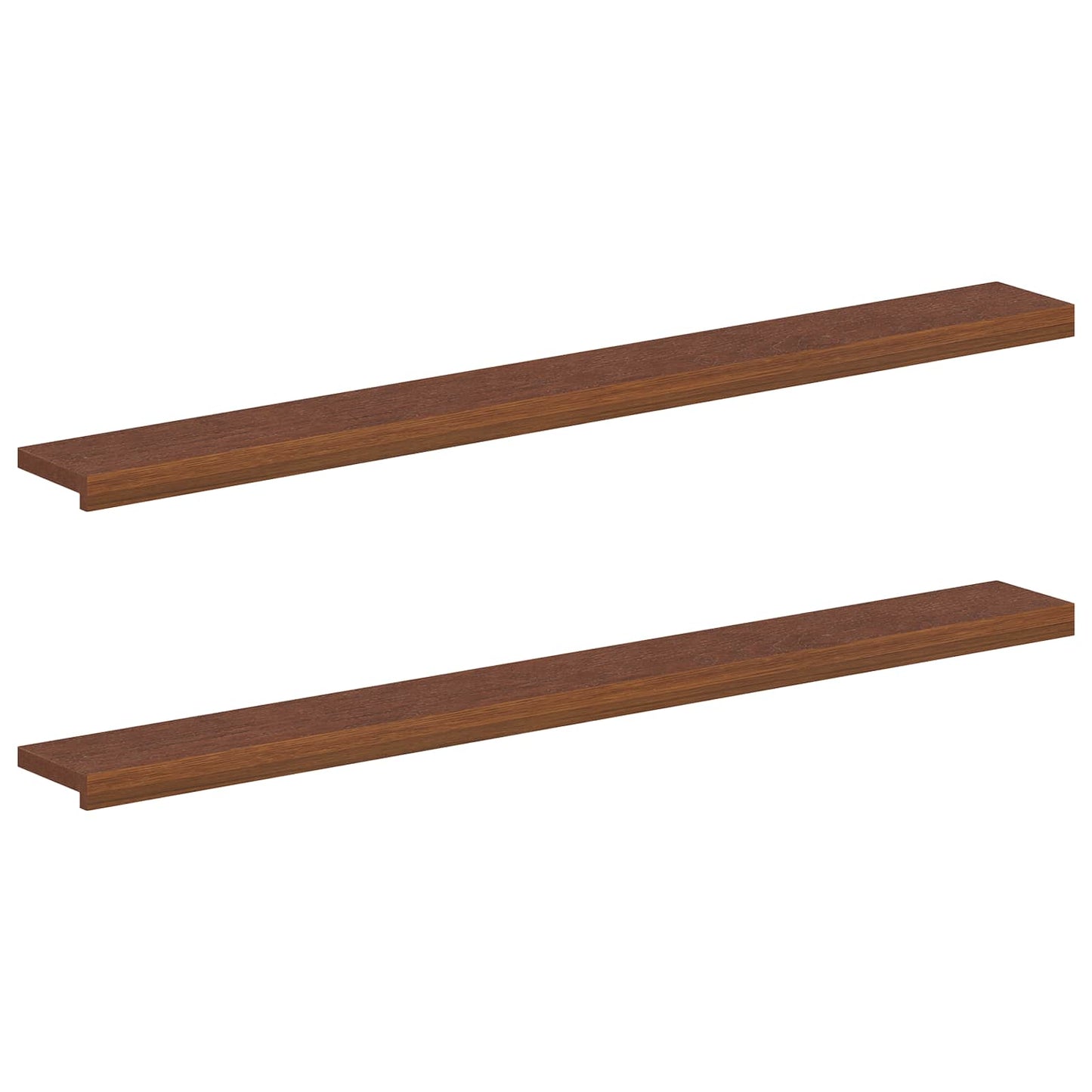 Window Sills 2 pcs Dark Brown 160 x 20 x 2 cm Solid Oak Wood