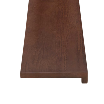 Window Sills 2 pcs Dark Brown 140 x 25 x 2 cm Solid Oak Wood