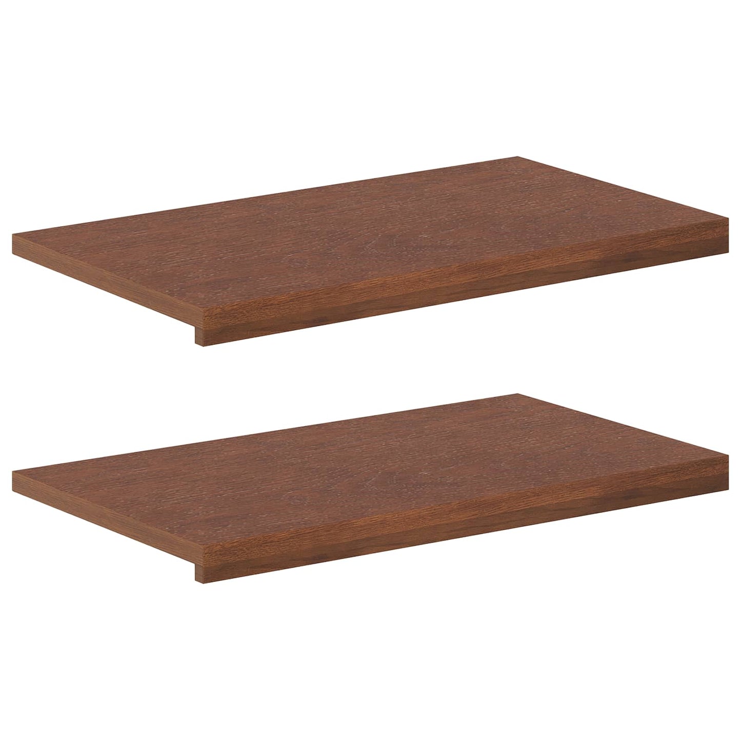 Window Sills 2 pcs Dark Brown 70 x 30 x 2 cm Solid Oak Wood