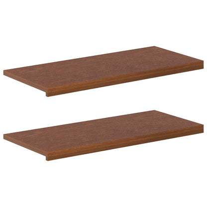 Window Sills 2 pcs Dark Brown 90 x 40 x 2 cm Solid Oak Wood