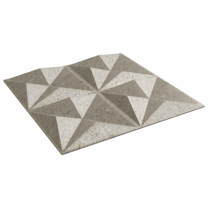 Wall Panels 48 pcs Origami beton 50 x 50 cm XPS Foam