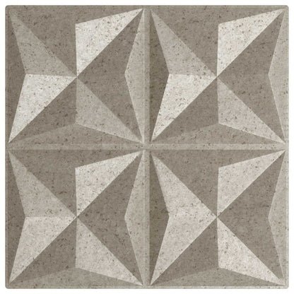 Wall Panels 48 pcs Origami beton 50 x 50 cm XPS Foam
