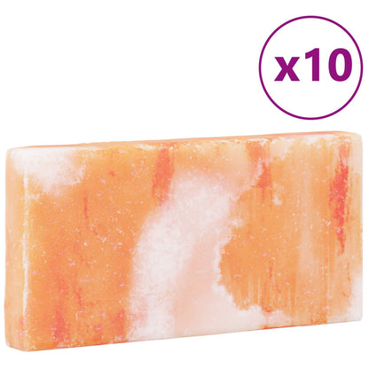 Salt Stones 10 pcs Pink 20 x 2.5 x 10 cm Rock Salt