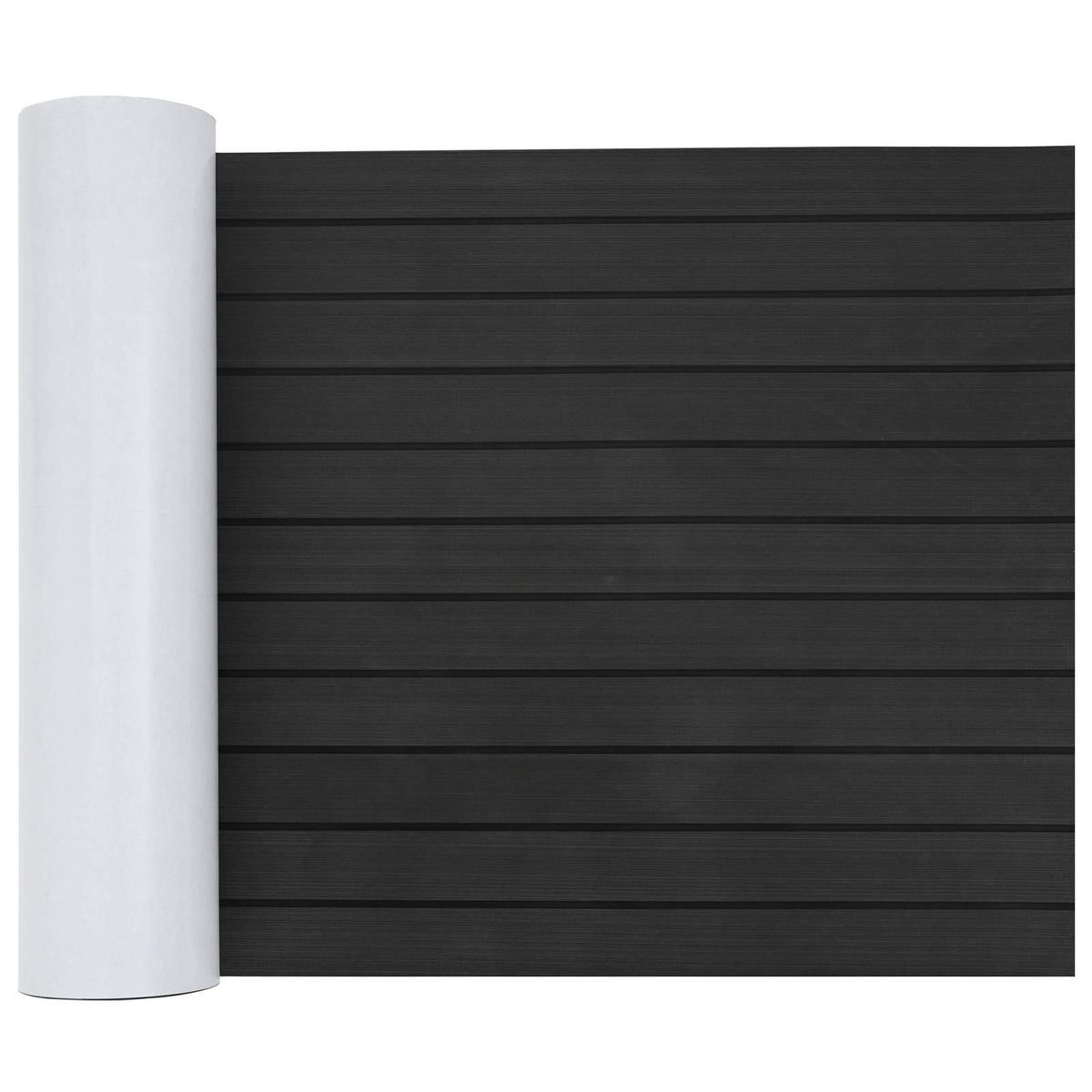 Boat Mat Striped Dark Grey and Black 240 x 60 cm EVA