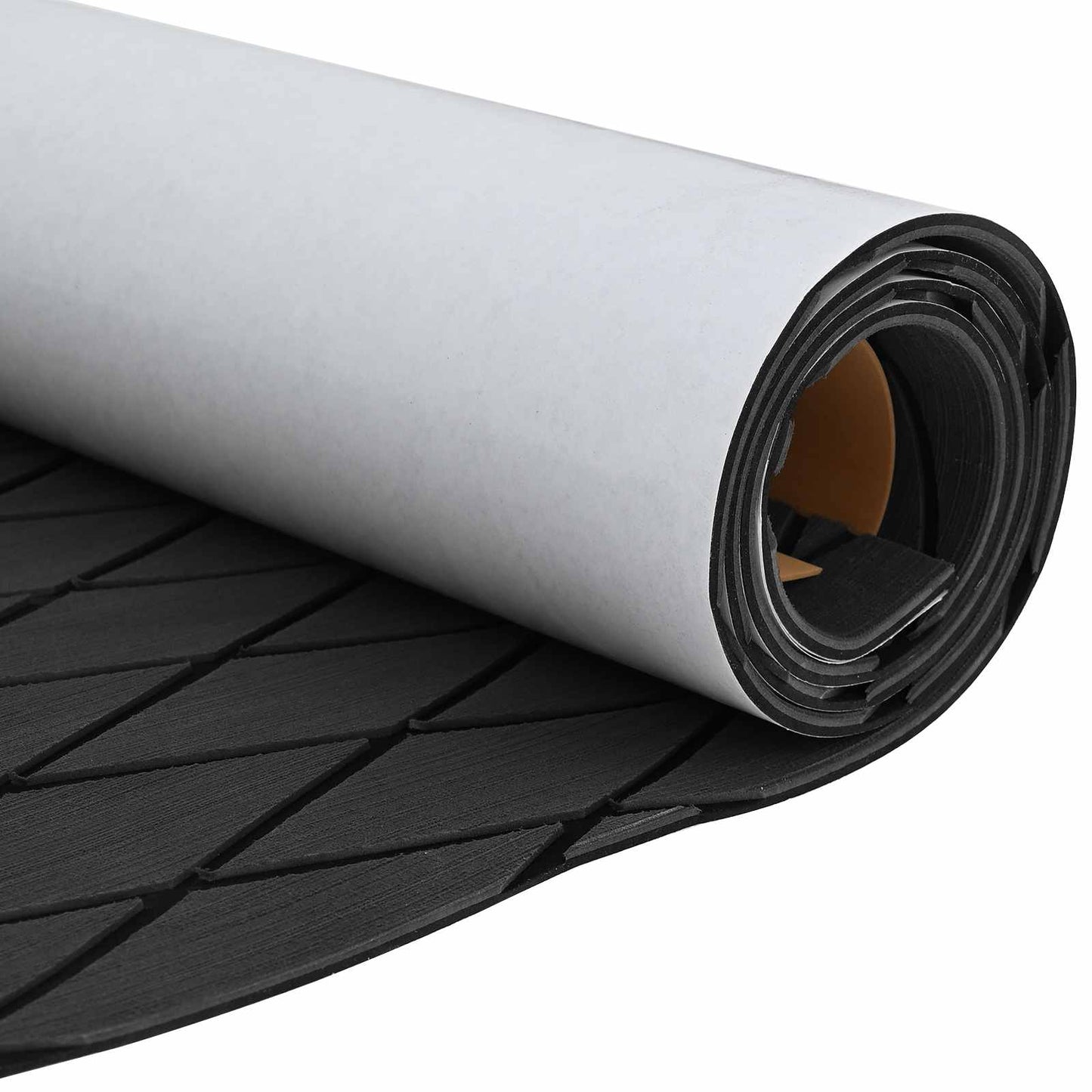 Boat Mat Striped Dark Grey and Black 190 x 70 cm EVA