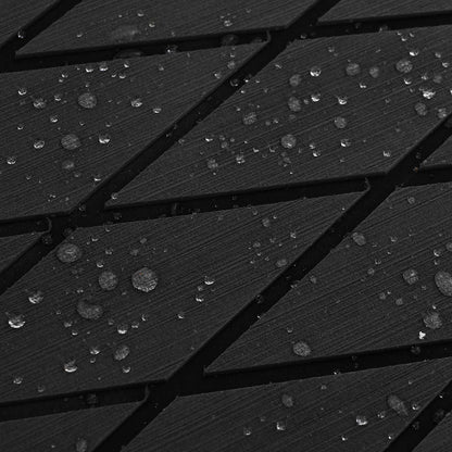 Boat Mat Striped Dark Grey and Black 190 x 70 cm EVA