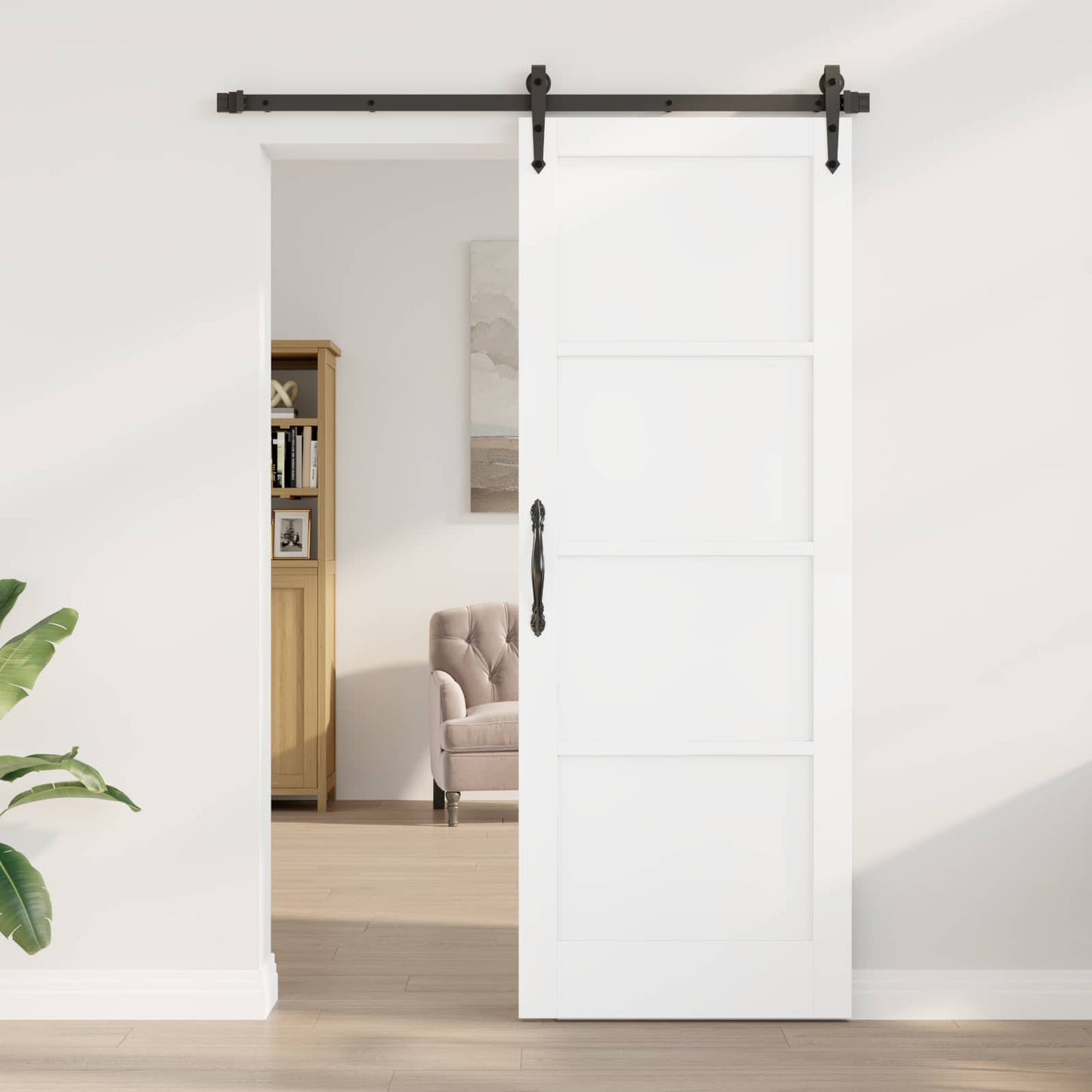 Interior Door White 78 x 211 cm Plywood