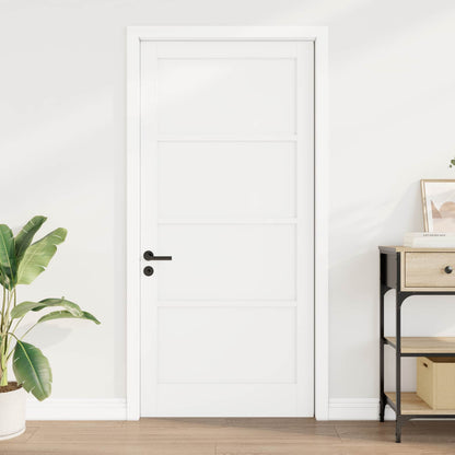 Interior Door White 93 x 202 cm Plywood