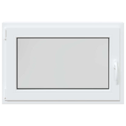 Basement Window RISOR 90 x 70 cm PVC and Glass White
