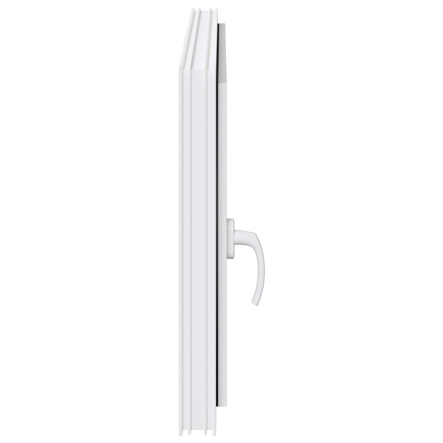 Basement Window RISOR 100 x 60 cm PVC and Glass White