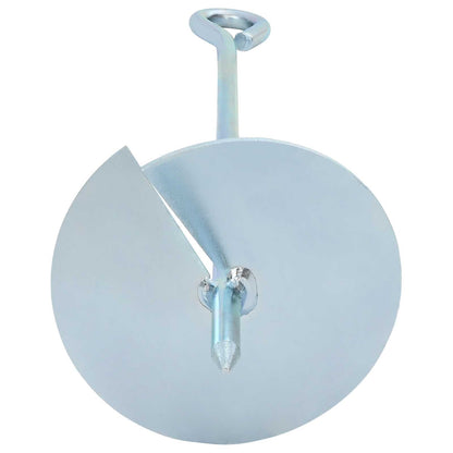 Earth anchor 4 pcs Silver Ø10 x 40 cm Galvanized Metal