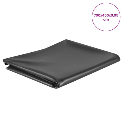Pond Liner 7 x 4 m PVC 0.5 mm Black