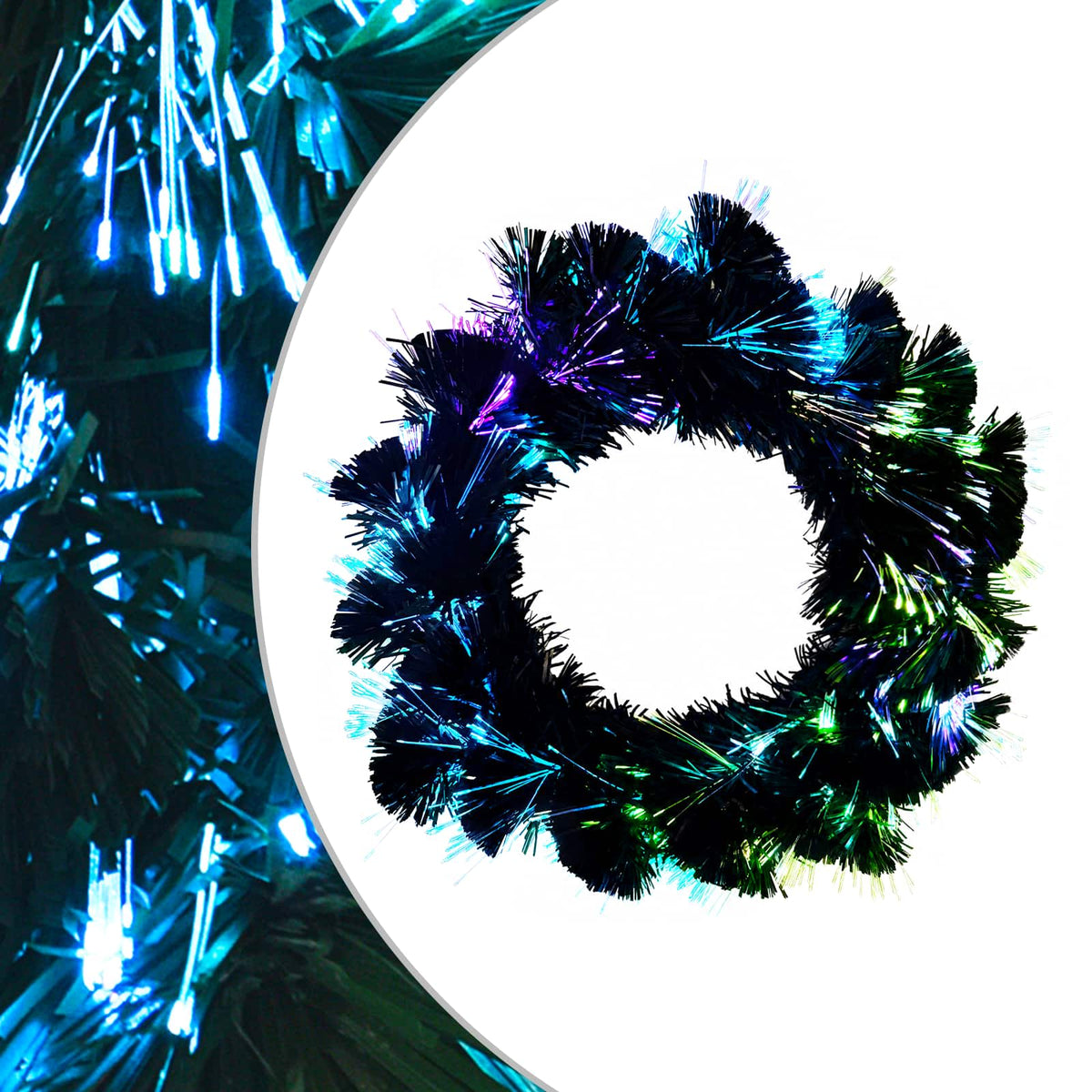 Christmas Garland 24 LEDs Multicolour PVC