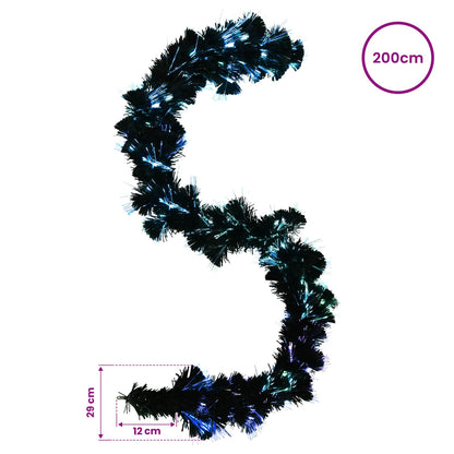 Christmas Garland 48 LEDs Multicolour PVC